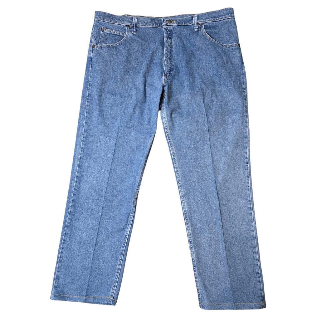 Wrangler Mens Jeans 40x30 Light Wash Blue‎ Comfort Fit Denim Pants